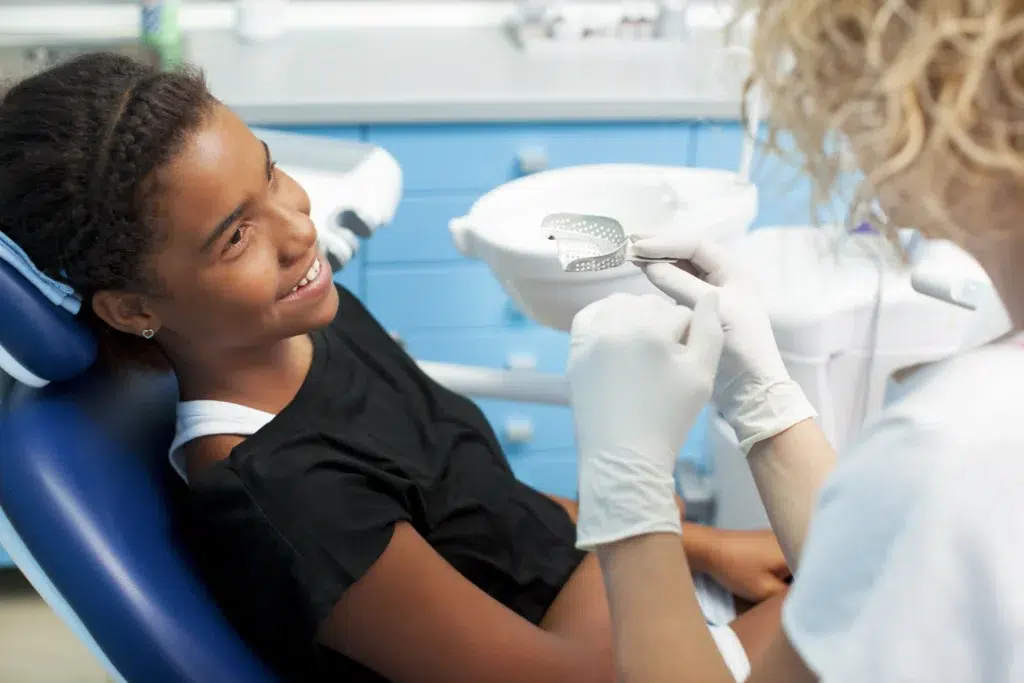 Young ortho patient